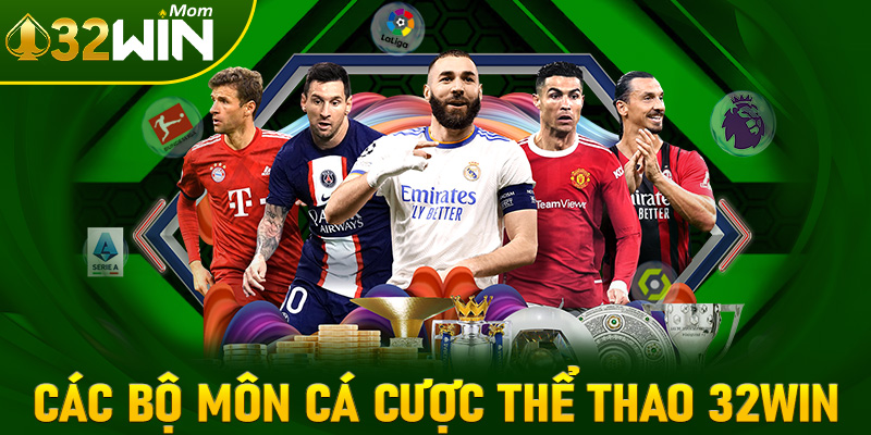 Danh sách các bộ môn cá cược thể thao 32win hot nhất thời điểm hiện tại